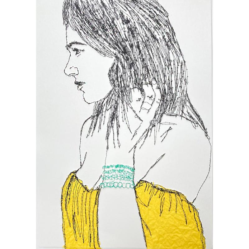 Yellow Ruched Bandeau Top