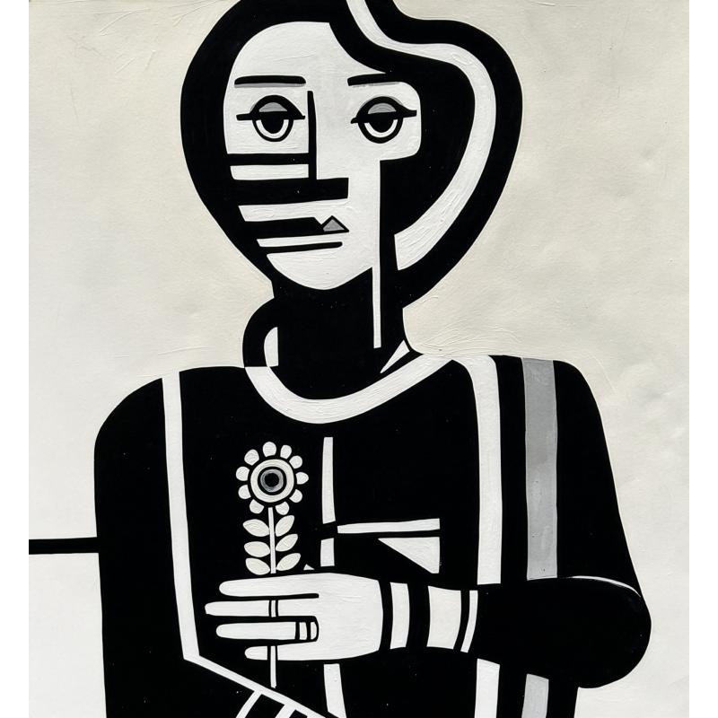 Woman With Flower